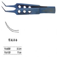 金鍾係(xi)線(xiàn)鑷  YAA090 8.5cm 彎（钛）係(xi)結鑷